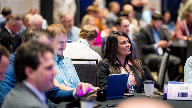 Photo of people enjoying a seminar at Advancing Data Centre Construction Canada 2026